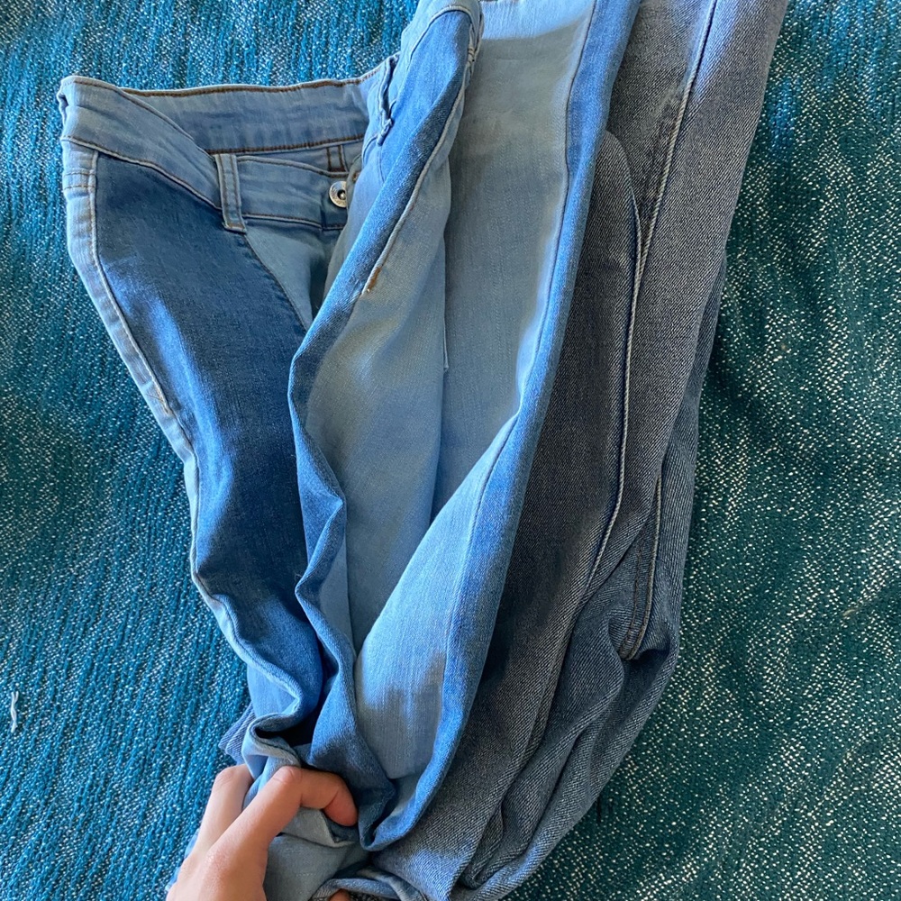 3 jean BUNDLE!! high rise skinny jeans!